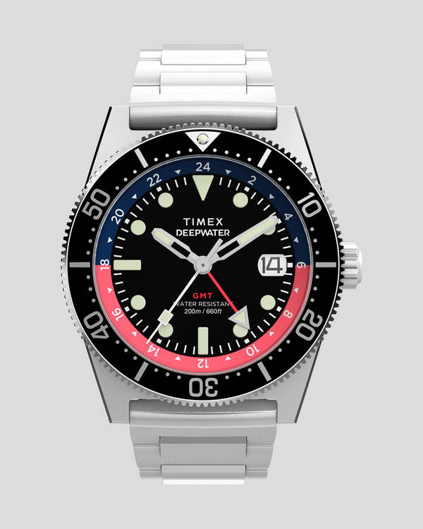 Timex Deepwater Reef 200 GMT Stainless Steel Watch for Mens