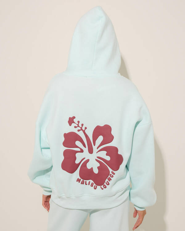 Malibu Lounge Hibiscus Hoodie for Womens