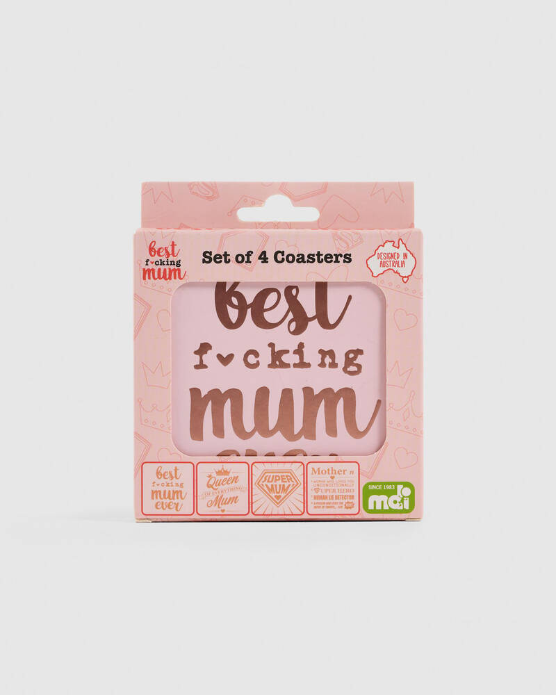 Get It Now Mum Coasters Set for Womens