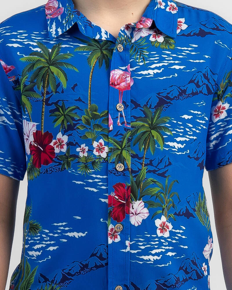 Lucid Boys' Arcade Short Sleeve Shirt for Mens