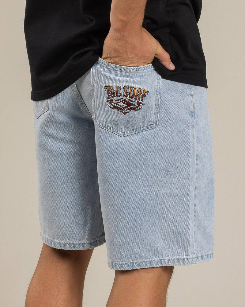 Happy Hour Thrift Denim Shorts for Mens