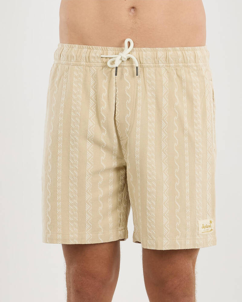 Skylark Mechanism Elastic Waist Shorts for Mens