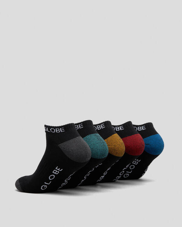 Globe Ingles Ankle Socks 5 Pack for Mens