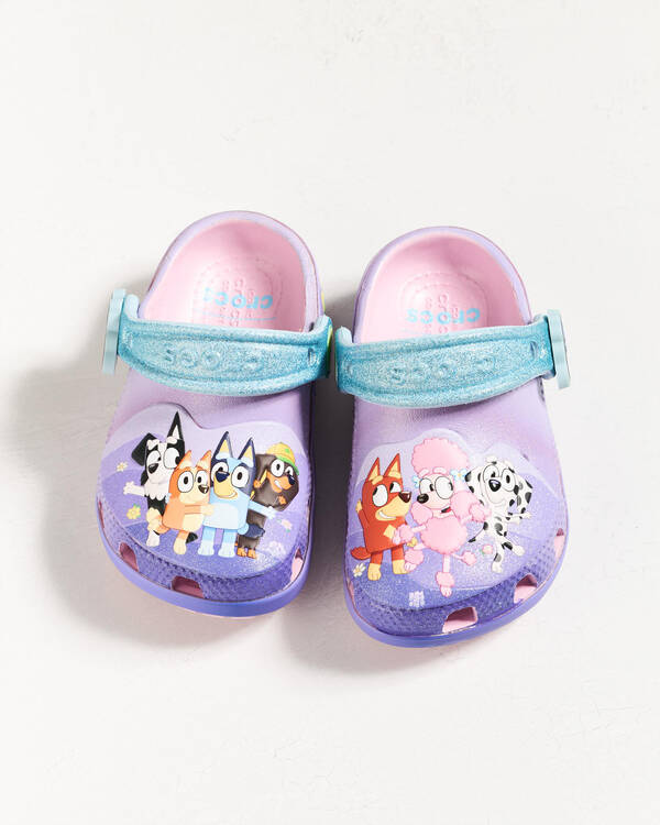 Crocs Toddlers' Bluey Friends Forever Classic Clogs for Unisex