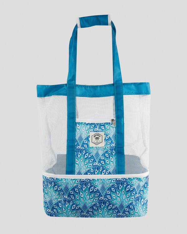 Get It Now Peacock 2 In 1 Beach Cooler Bag for Womens