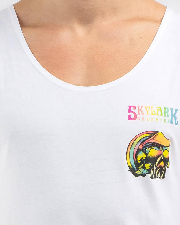 Skylark Psychedelic Singlet for Mens