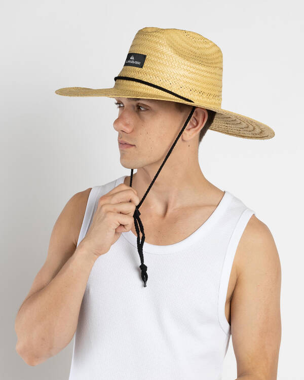 Quiksilver Pierside Packable Straw Hat for Mens