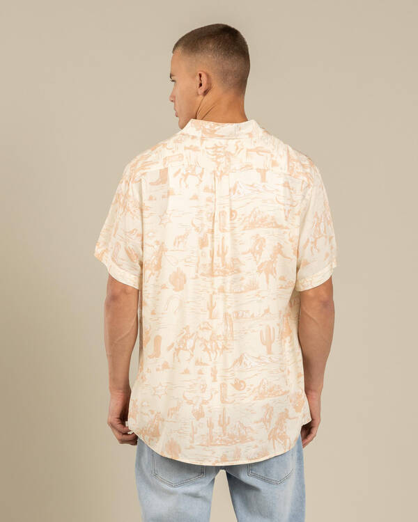 Double Diamond Ranch Desert Rider Short Sleeve Shirt for Mens