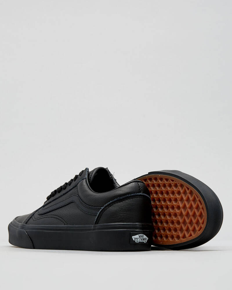 Vans Womens Old Skool Leather Shoes for Womens
