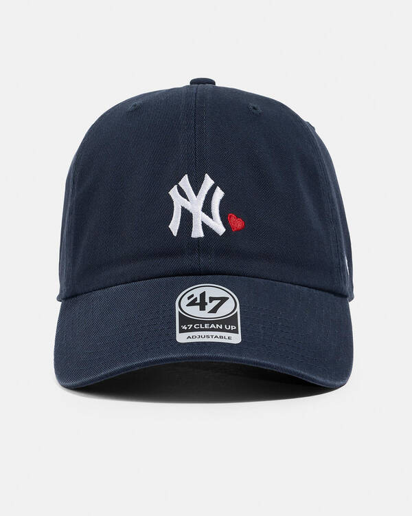 Forty Seven NY Hearts Clean Up Baserunner Cap for Womens