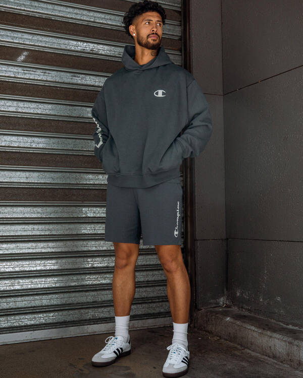 Champion Legacy Puff Script Hoodie for Mens