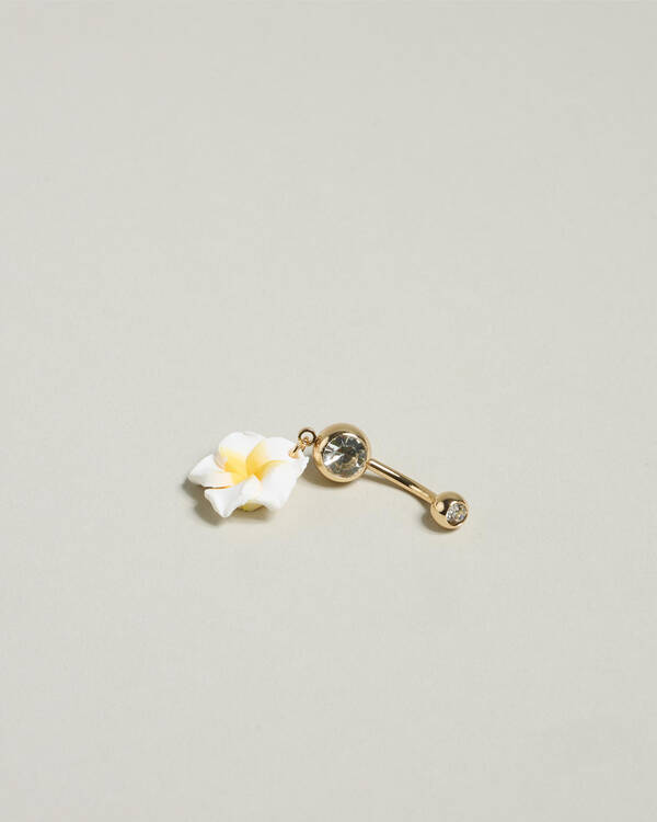 Karyn In LA Kyleigh Frangipani Belly Ring Pack for Womens