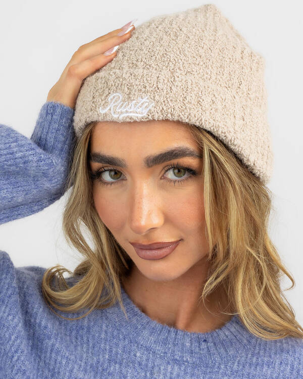 Rusty Bonnie Boucle Beanie for Womens