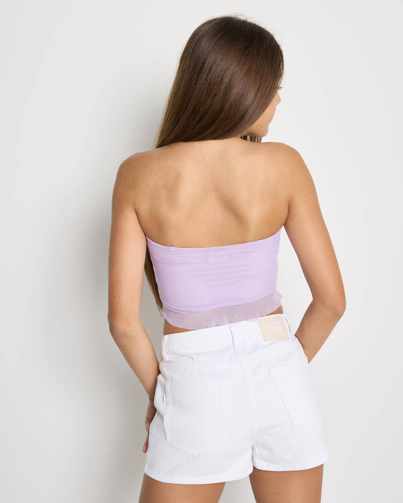 Ava And Ever Girls' Troy Mesh Tube Top for Womens