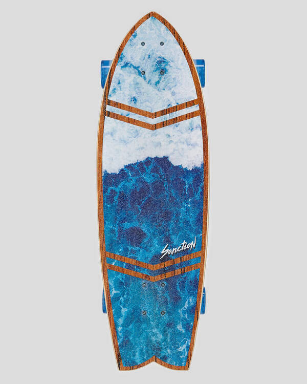Sanction Whitewash Surf Truck Cruiser Skateboard for Mens