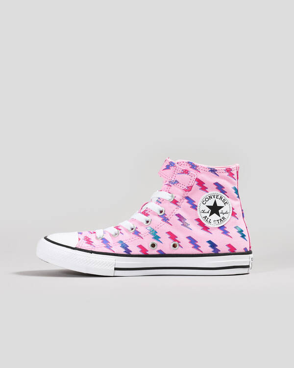 Converse Girls' Chuck Taylor All Star Electric Bolt Easy On Shoes for Womens