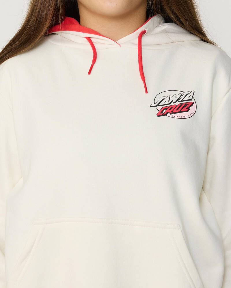 Santa Cruz Girls' Mushroom Wave Dot Splice Hoodie for Womens