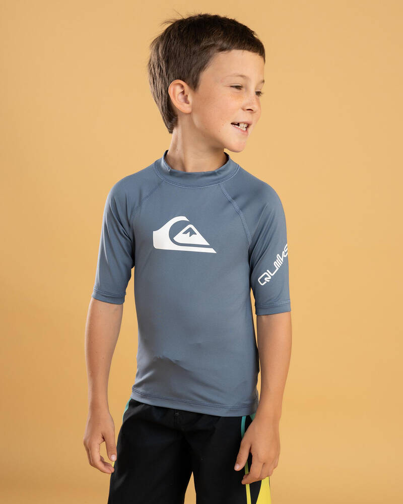 Quiksilver All Time Toddler's Short Sleeve Rash Vest for Mens