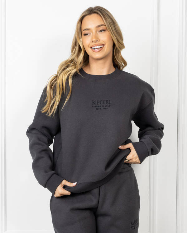 Rip Curl Surf Staple Crewneck Sweatshirt for Womens