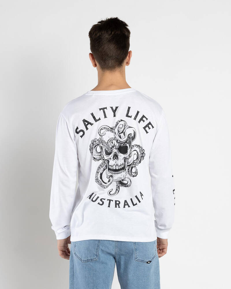 Salty Life Buccaneer Long Sleeve Wetshirt for Mens