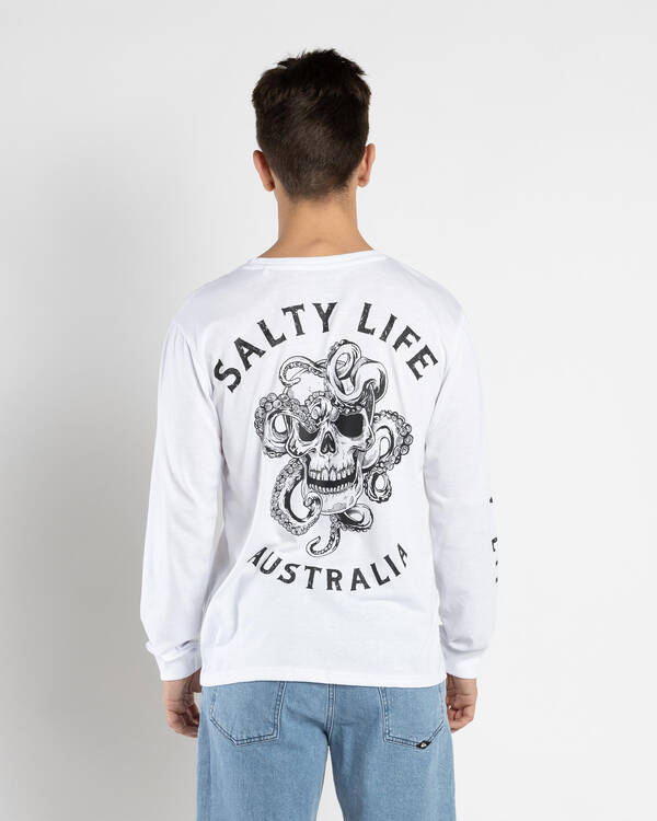 Salty Life Buccaneer Long Sleeve Wetshirt for Mens