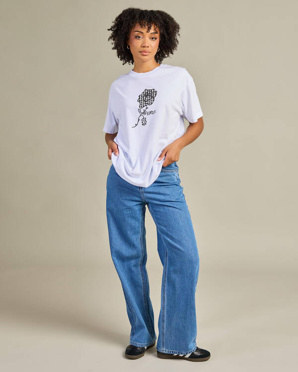 Afends Patches Recycled Oversized T-Shirt for Womens