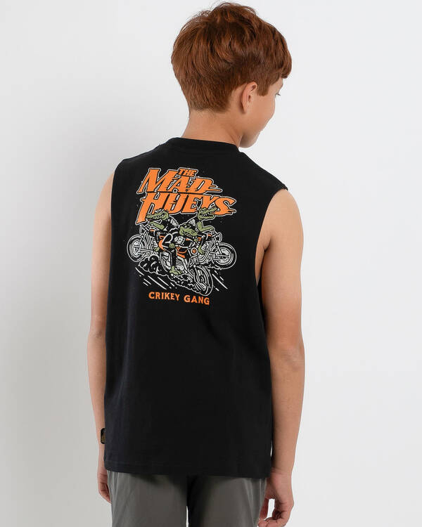 The Mad Hueys Boys' Crikey Gang Muscle Tank for Mens