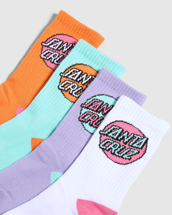 Santa Cruz Girls' Other Dot Crew Sock Pack for Womens