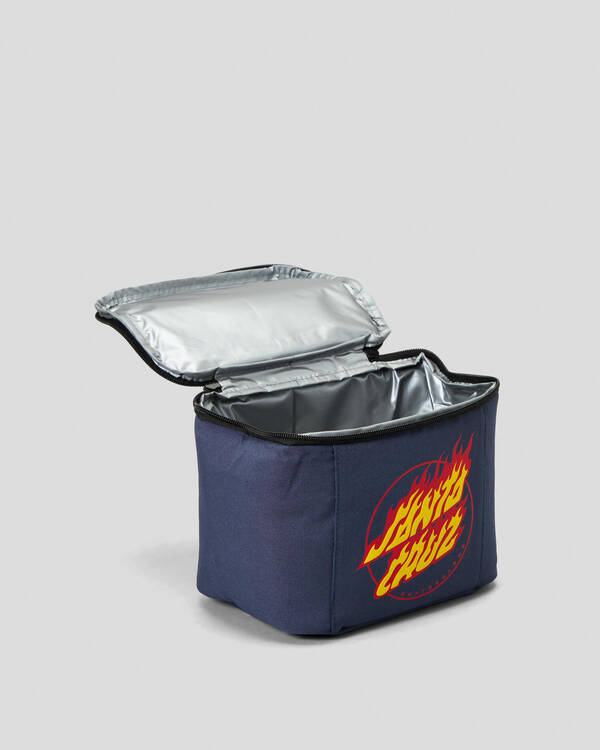Santa Cruz Flaming Dot Lunch Box for Mens