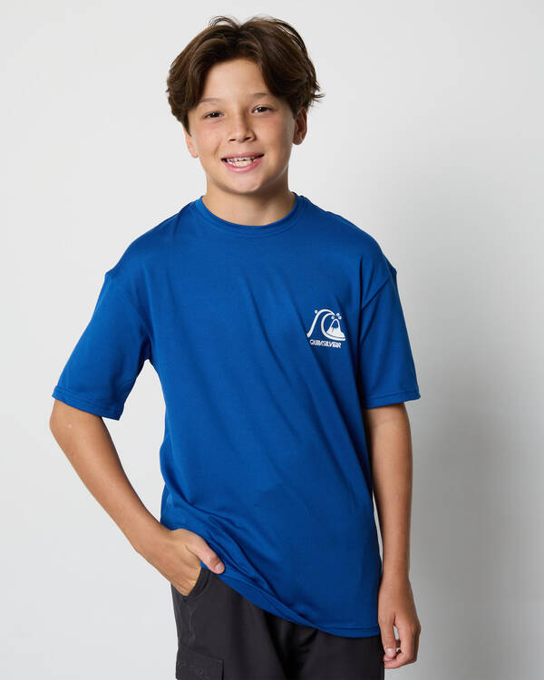 Quiksilver Boys' DNA Bubble Logo Surf Tee for Mens