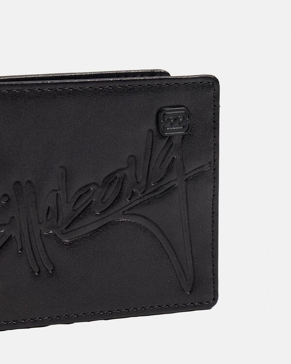 Billabong Script Faux Leather Wallet for Mens