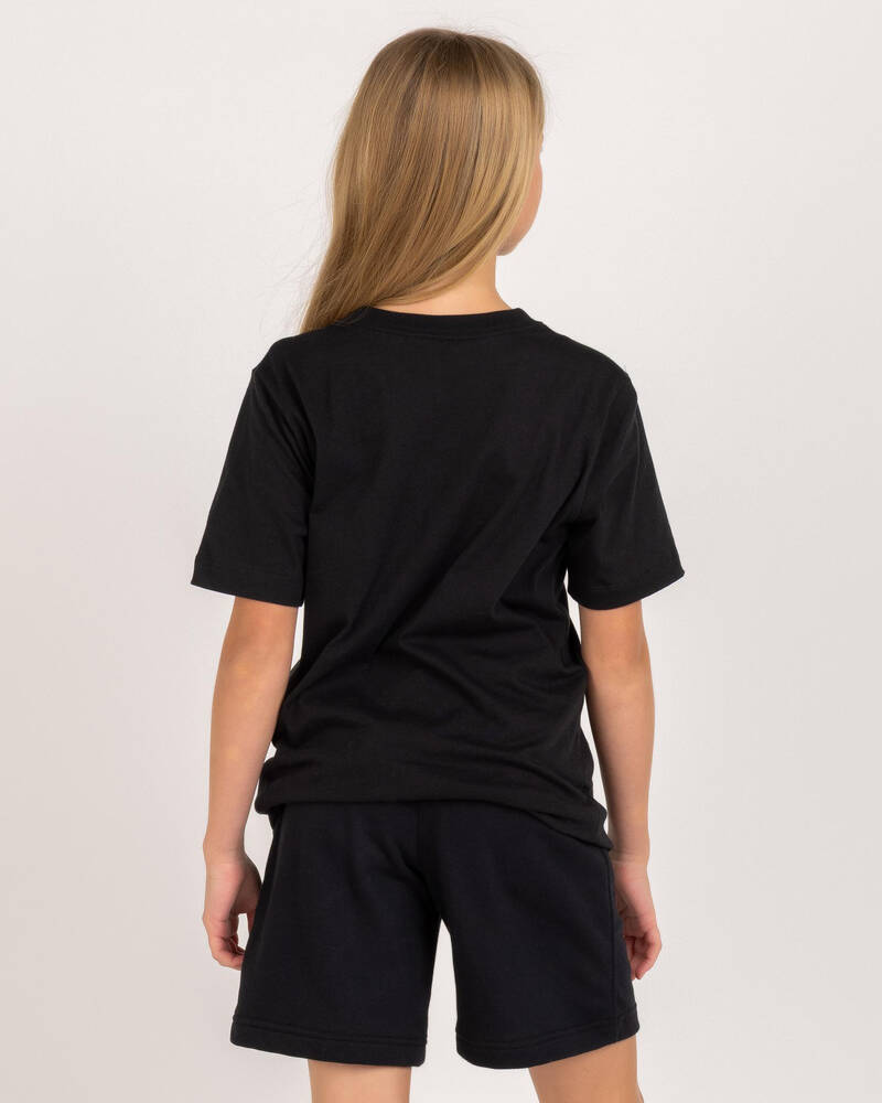 Nike Girls' Sportswear Embroidered Futura T-Shirt for Womens