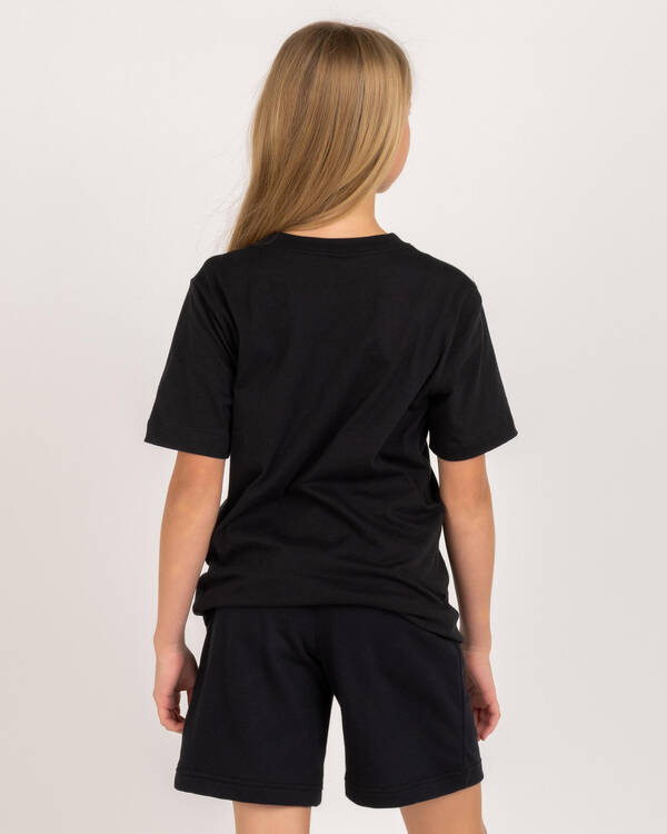 Nike Girls' Sportswear Embroidered Futura T-Shirt for Womens