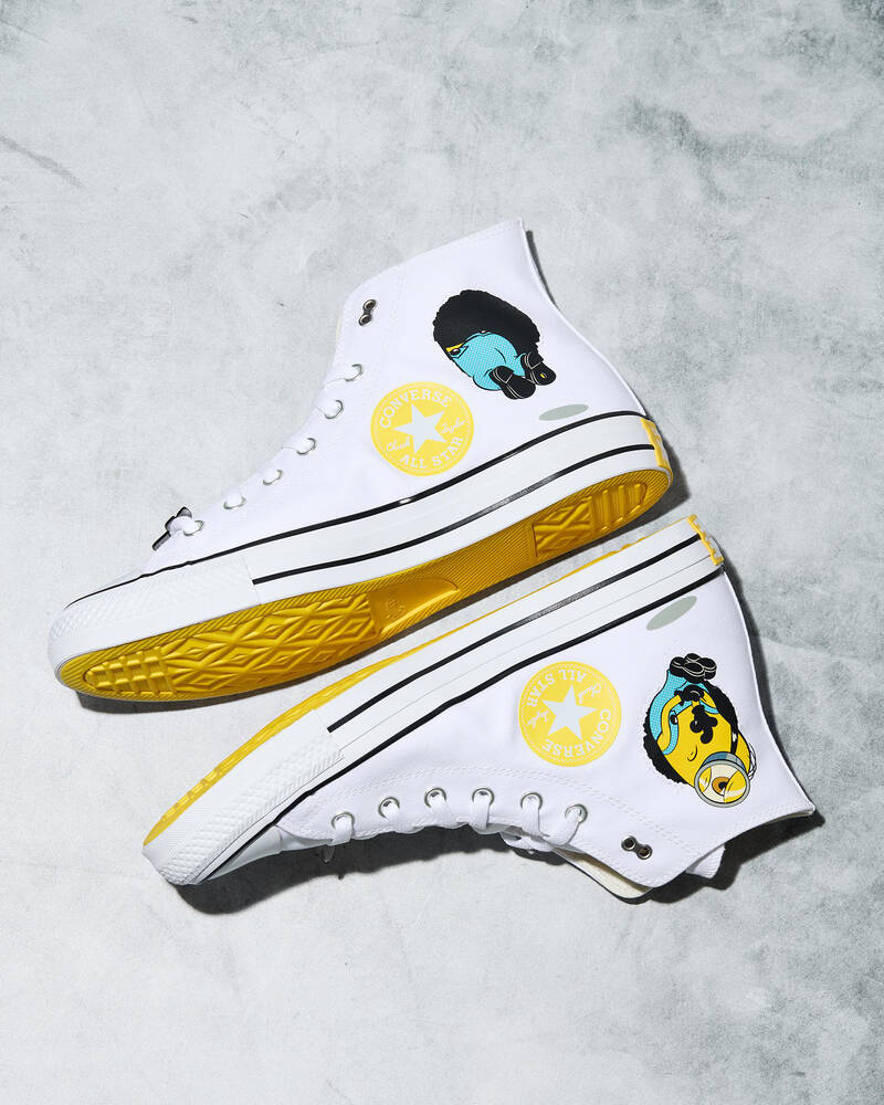 Converse Chuck Taylor All Star Minions High Top Shoes for Mens