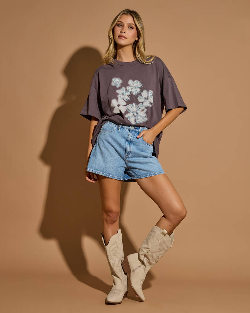 Wrangler Hi Bells Relaxed Shorts for Womens