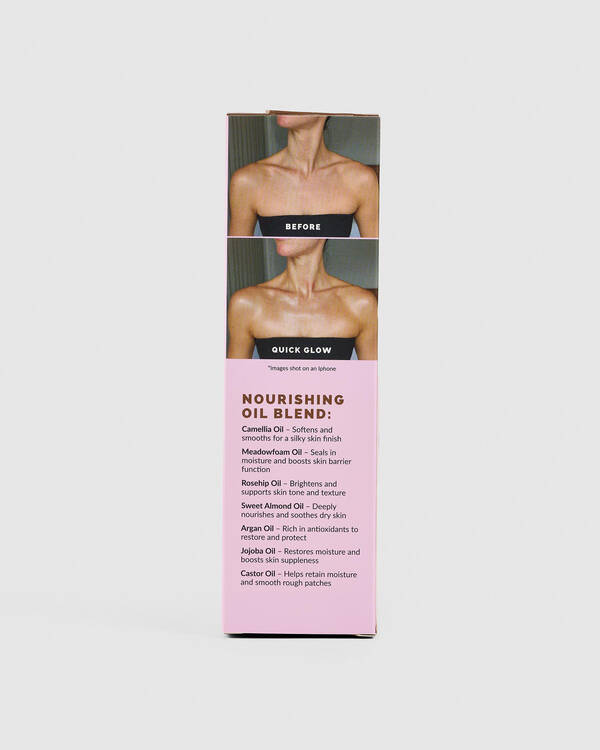 Quick Flick 2 In 1 Watermelon Hydrating Shimmer Body Glaze for Womens