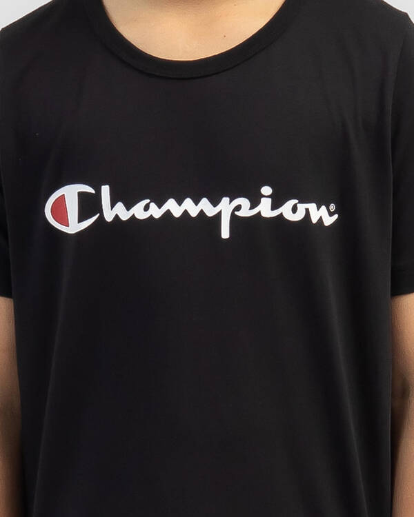 Champion Boys' Script T-Shirt for Mens