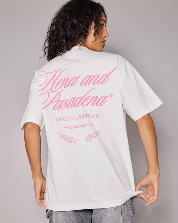 Nena & Pasadena Gentlemen Raptor Oversized T-Shirt for Womens