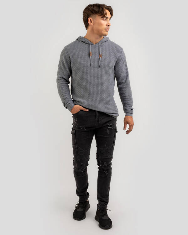 Lucid Blackout Cargo Jeans for Mens