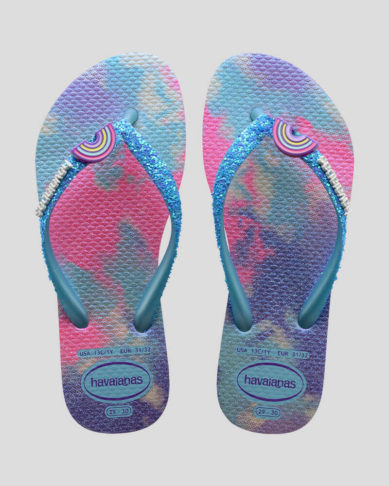 Havaianas Kids' Slim Glitter Thongs for Womens