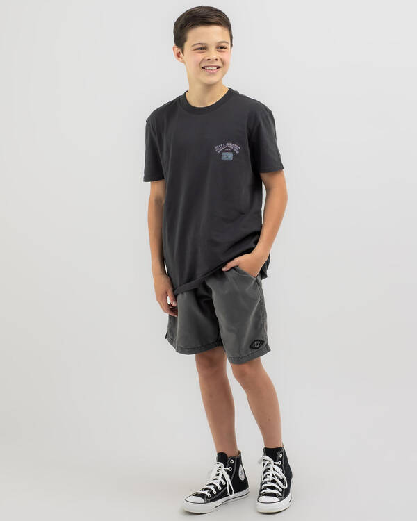 Billabong Boys' All Day Overdye Layback Beach Shorts for Mens