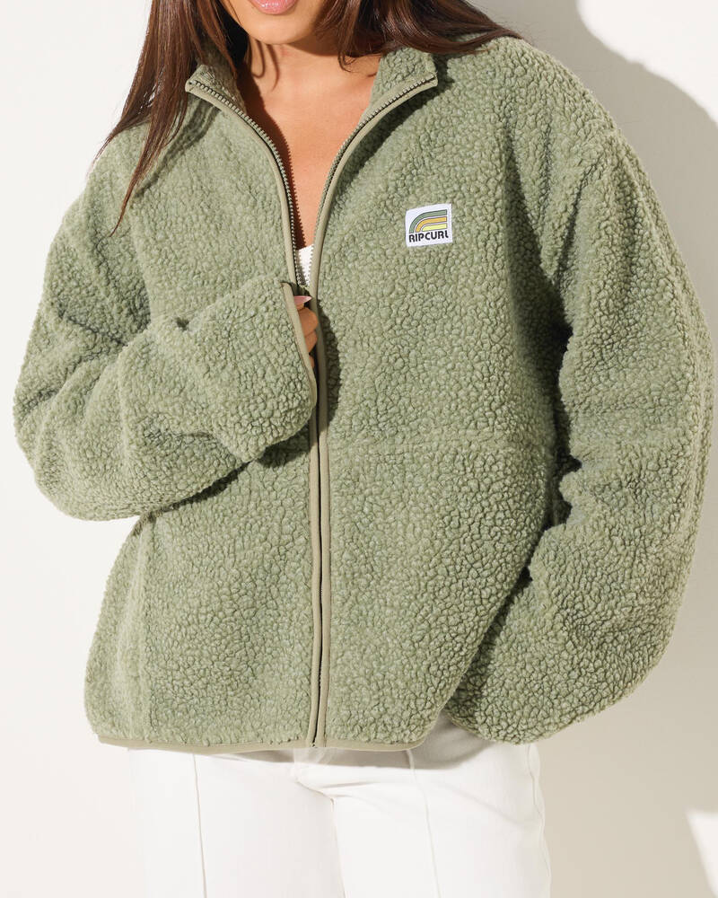 Rip Curl Every Day ZT Polar Fleece Zip Through Jacket for Womens
