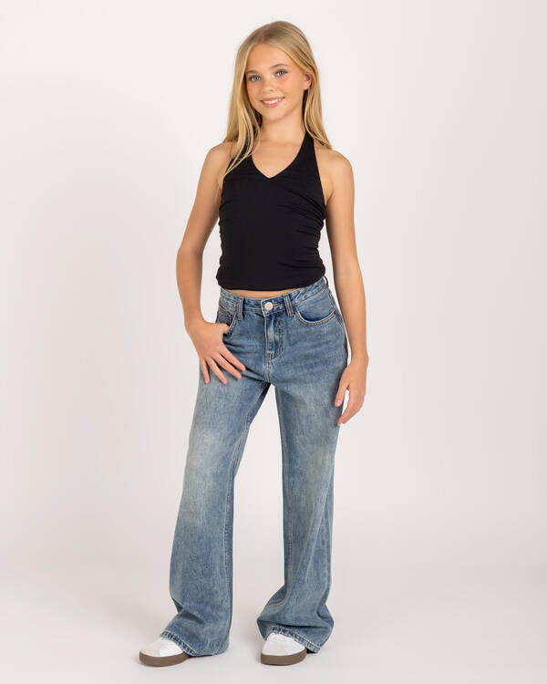 DESU Girls' Soho Wide Leg Jeans for Womens