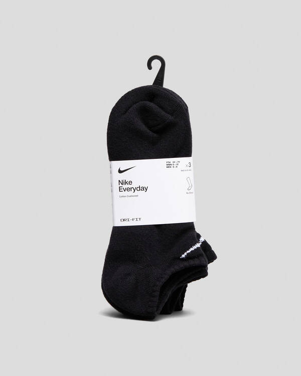 Nike Women's Everyday Cushioned No Show Sock Pack for Womens
