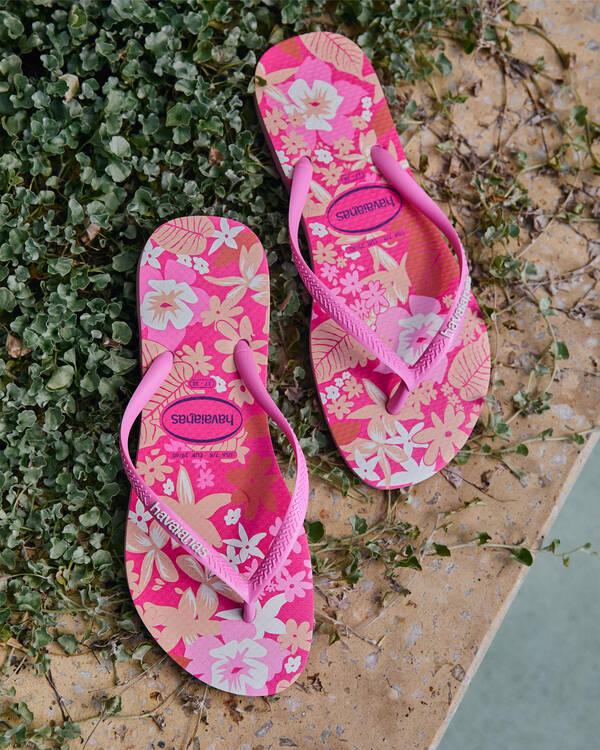 Havaianas Slim Ditsy Bloom Thongs for Womens