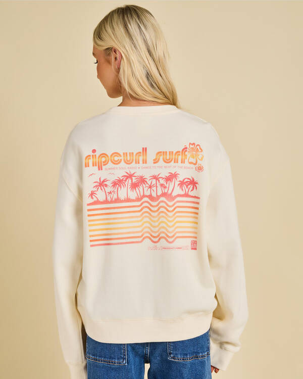 Rip Curl Neon Isles Crewneck Sweatshirt for Womens