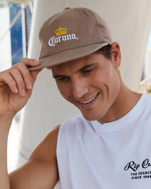 Corona Woven 5 Panel Cap for Mens