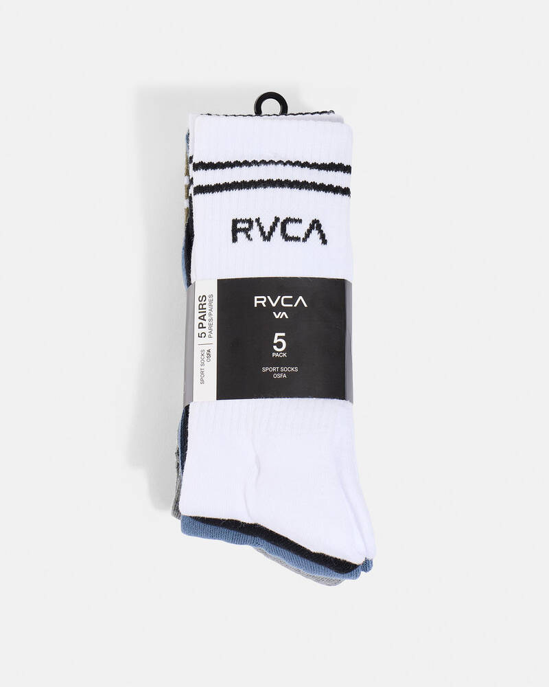 RVCA Union Socks 5 Pack for Mens