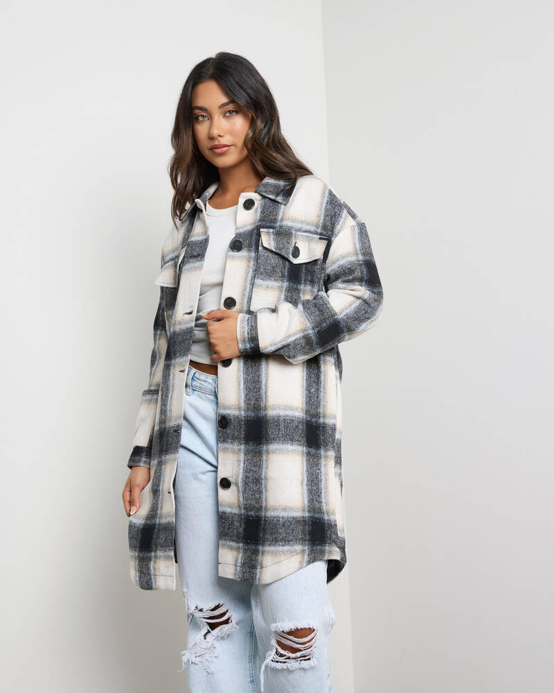 Ava And Ever Roxie Long Shacket for Womens