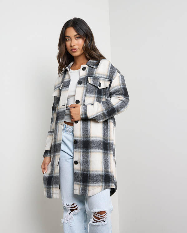 Ava And Ever Roxie Long Shacket for Womens